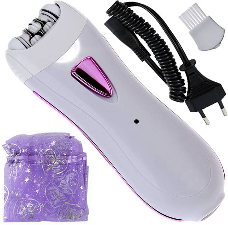 KMY Rechargeable Waterproof Shaver Body Hair Remover Trimmer Painless Epilator 6F Cordless Epilator Price in India