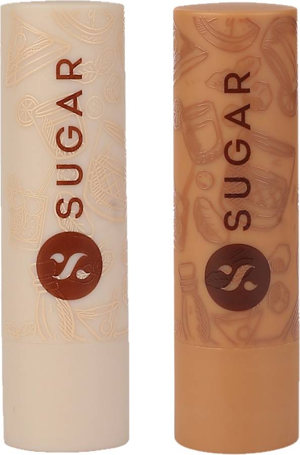 SUGAR Cosmetics Tipsy Lips Moisturizing Balm 03 Pinacolada & 05 Irish Coffee Price in India