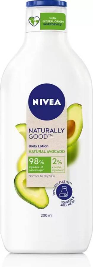 NIVEA Naturally Good Natural Avocado Body Lotion 200 ml Price in India