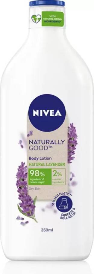 NIVEA Naturally Good Natural Lavender Body Lotion 350 ml Price in India