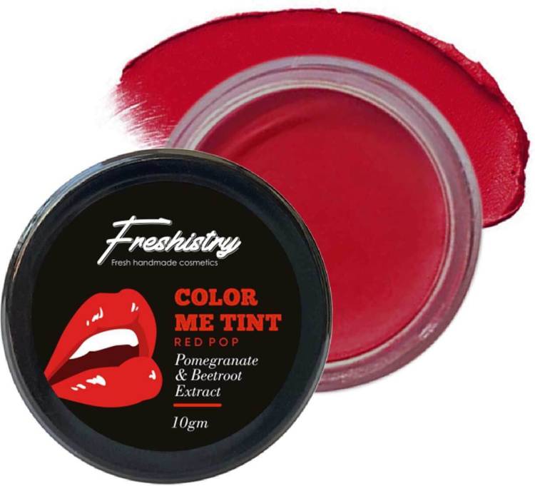 Freshistry Lip And Cheek Tint With Pomegranate & Beetroot Enriched With Vitamin C 10GM Lip Stain Price in India