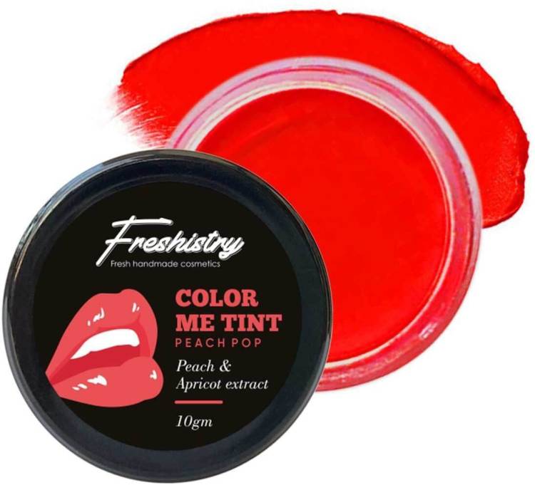 Freshistry Peach Lip And Cheek Tint For Women | Chapped Lips, Dry Lips | 10 gm Lip Stain Price in India