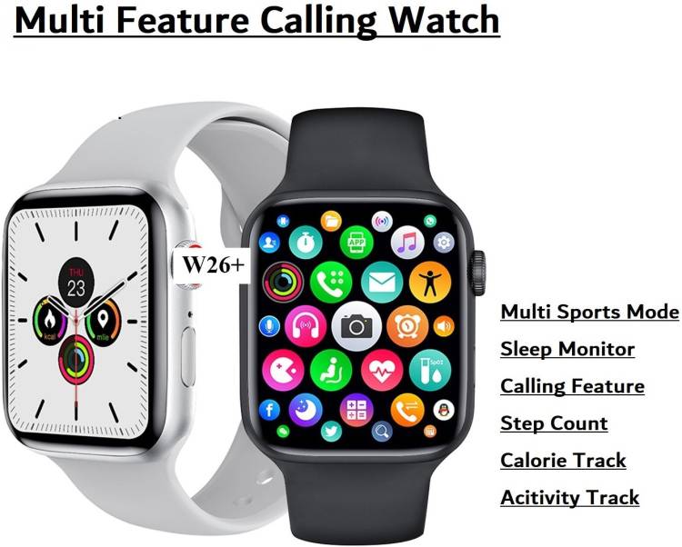 Ykarn Trades M48_W26+ Plus Multi Sports Mode, 54 Watch Face, Calling Feature Smart Watch Smartwatch Price in India
