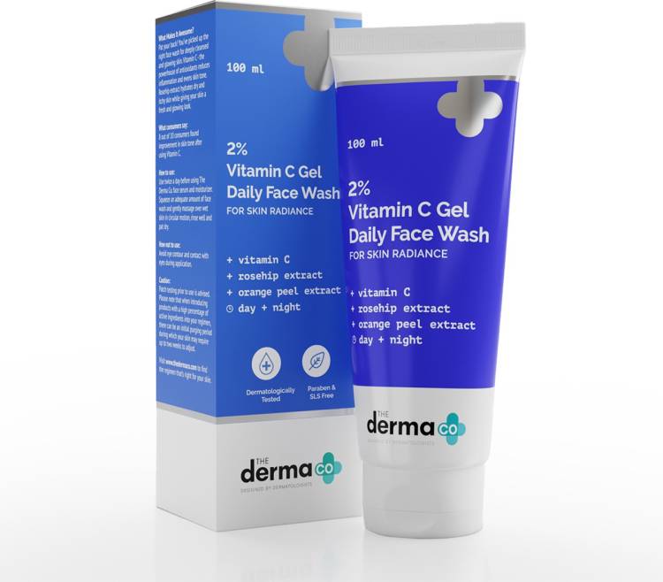The Derma Co 2% Vitamin C Gel Daily  with Vitamin C & Rosehip for Skin Radiance Face Wash Price in India