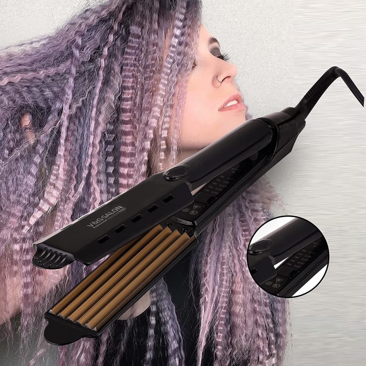 fcityin  Combo Professional Hair Curler Hair Crimper Machine For Girl