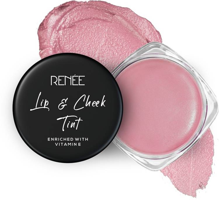 Renee Lip & Cheek Tint Enriched with Vitamin E - Bare Mauve, 8g | Enriched with Vitamin E, Coconut Oil, Almond Oil, Cocoa Butter | 100% Vegan - Non Toxic - Sulphate Free - Paraben Free | Long-lasting Lip Stain Price in India