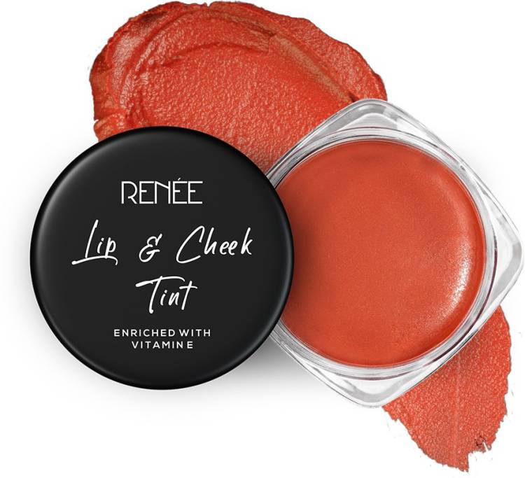 Renee Lip & Cheek Tint - Caramel Nude, | Enriched with Vitamin E, Coconut Oil, Almond Oil, Cocoa Butter | 100% Vegan - Non Toxic - Sulphate Free - Paraben Free | Long-lasting - Deeply nourishing Lip Stain Price in India