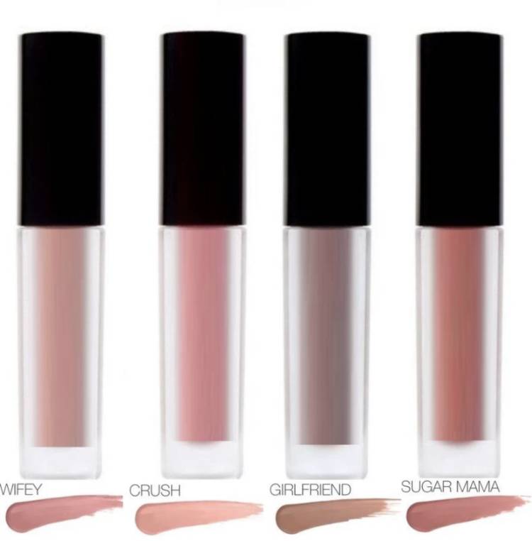 BLUSHIS Insta Beauty Super Stay Water Proof Sensational l-a-k-m-e Liquid Matte Lipsticks Price in India