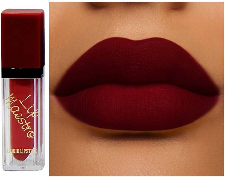 Facejewel Matte Lipgloss 3ml-Maroon Price in India