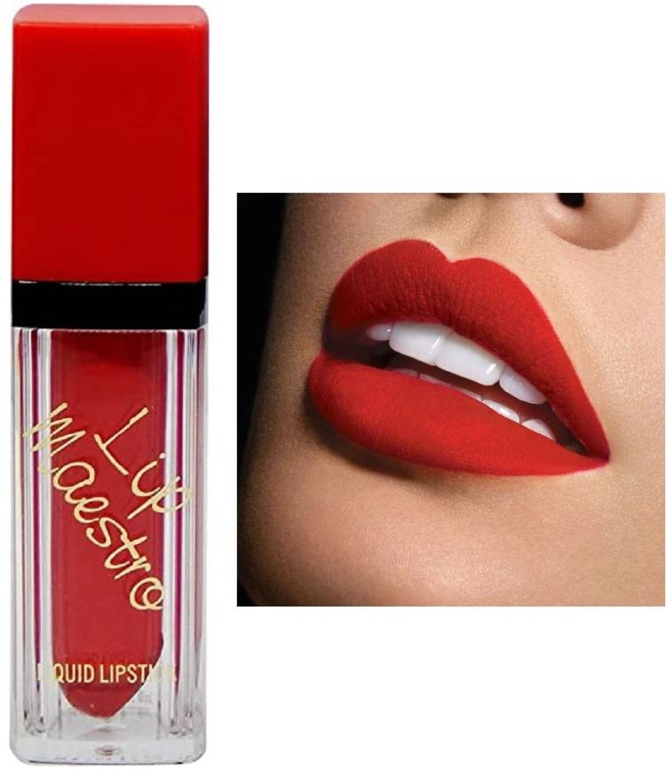 Facejewel Creamy Matte Lipgloss 3ml Peach Red Price in India