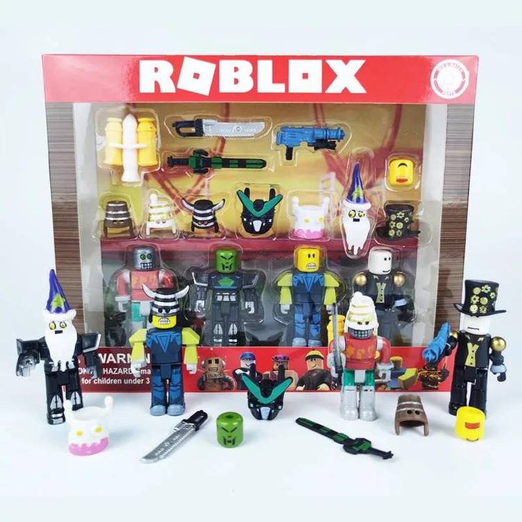 Delite New ROBLOX Mystery Legends Building Blocks 4 Mini Characters Toy Figures Kids