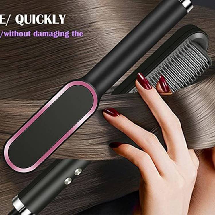 GVV INTERNATIONAL Hair Straighter Comb with Temperature Control, Latest Hair Stylist Comb GIN31 ( Hair Straightener FH909 Hair Straightener Brush ) Hair Straightener Price in India