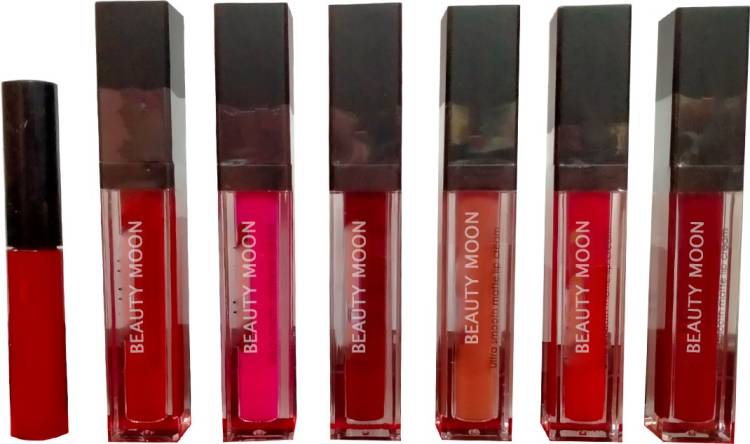 BEAUTY MOON B6 Color Shade Liquid Lip gloss Matte Finish 1 Extra Free Price in India