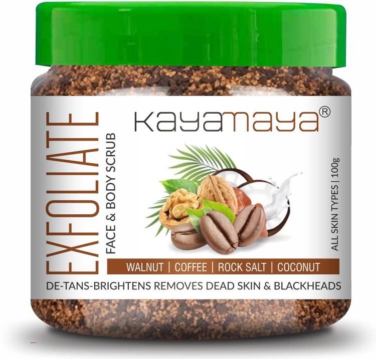 Kayamaya Exfoliating Coffee Body Scrub for Tan Removal & Soft-Smooth Skin Scrub Price in India