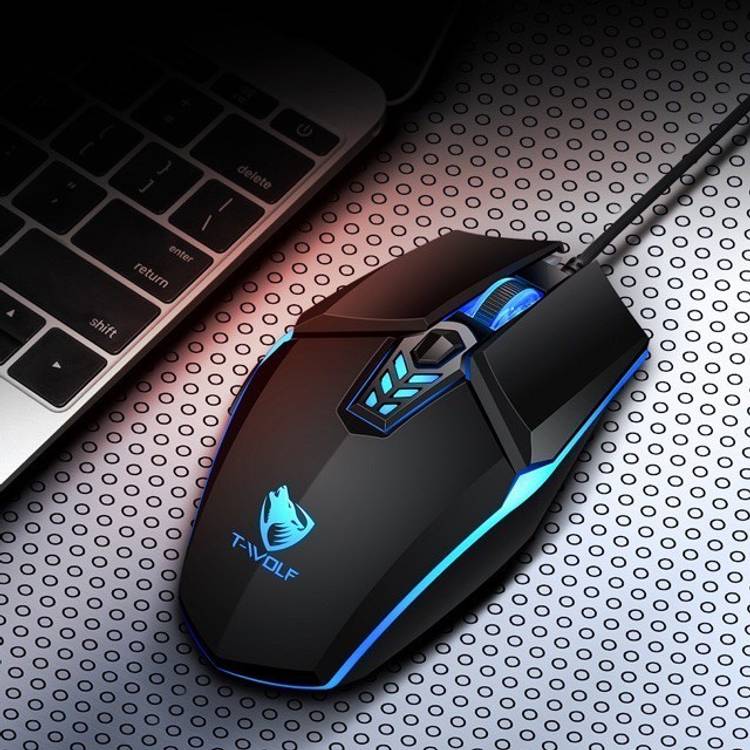 ROQ Mobilegear Mechanical Mouse 6 Buttons 1600 dpi Video Gamer Pro Multi Led Wired Mechanical  Gaming Mouse