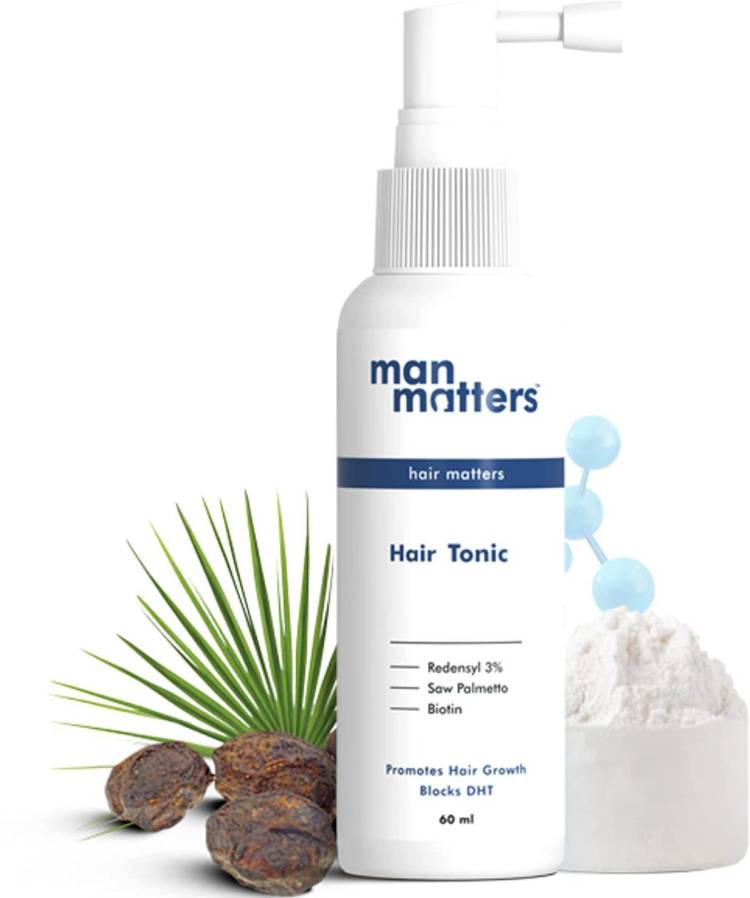 Man Matters 3% Redensyl Hair Growth Tonic | Biotin, Saw Palmetto | DHT Blocker| Paraben Free Price in India