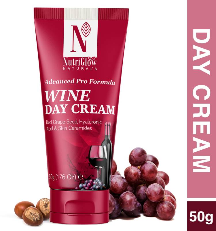 NutriGlow NATURAL'S Advanced Pro Formula Wine Day Cream for Brighter, Glowing Skin Price in India