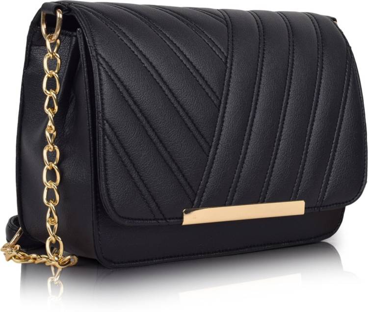 Black Women Sling Bag Price in India