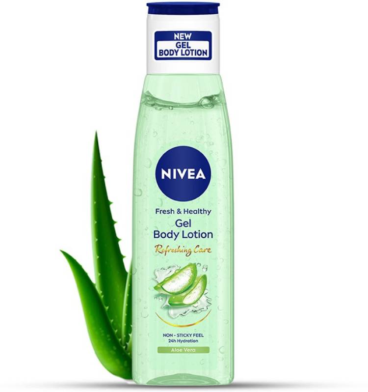 NIVEA Aloe Vera Gel Body lotion, 24H hydration, Non-Sticky & fast absorbing, Price in India