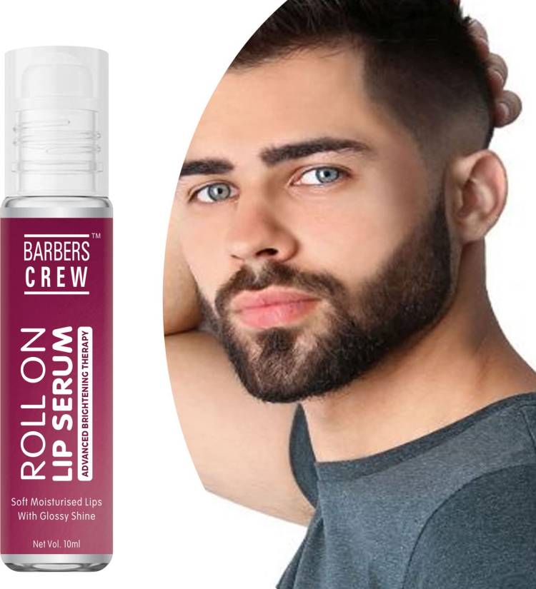 Barbers Crew Lip Serum Roll On, - Advanced Brightening Therapy for Soft, Moisturised Lips With Glossy & Shine- Strawberry Price in India