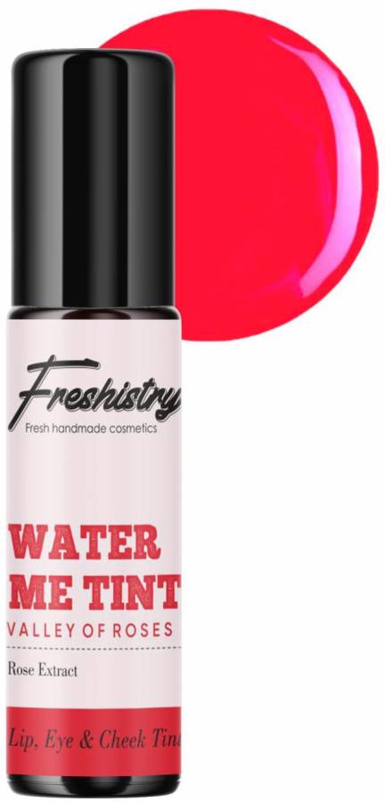 Freshistry Liquid Lip And Cheek Tint | Rose Extract, Chapped, Dry & Cracked Lips | 10 ML Lip Stain Price in India