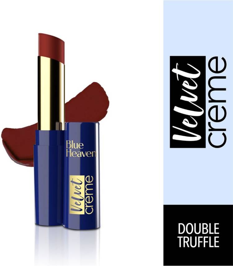 BLUE HEAVEN Velvet Creme Lipstick, Double Truffle Price in India