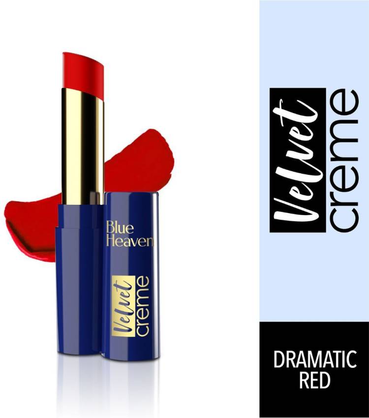BLUE HEAVEN Velvet Creme Lipstick, Dramatic Red Price in India