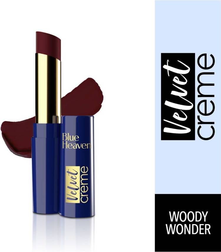 BLUE HEAVEN Velvet Creme Lipstick, Woody Wonder Price in India