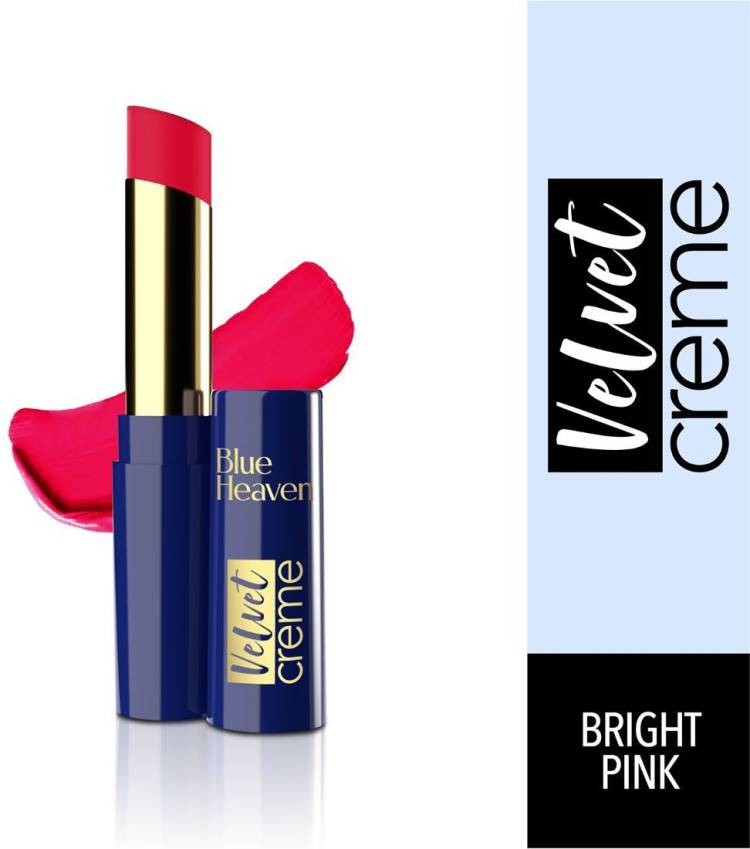 BLUE HEAVEN Velvet Creme Lipstick, Bright Pink Price in India