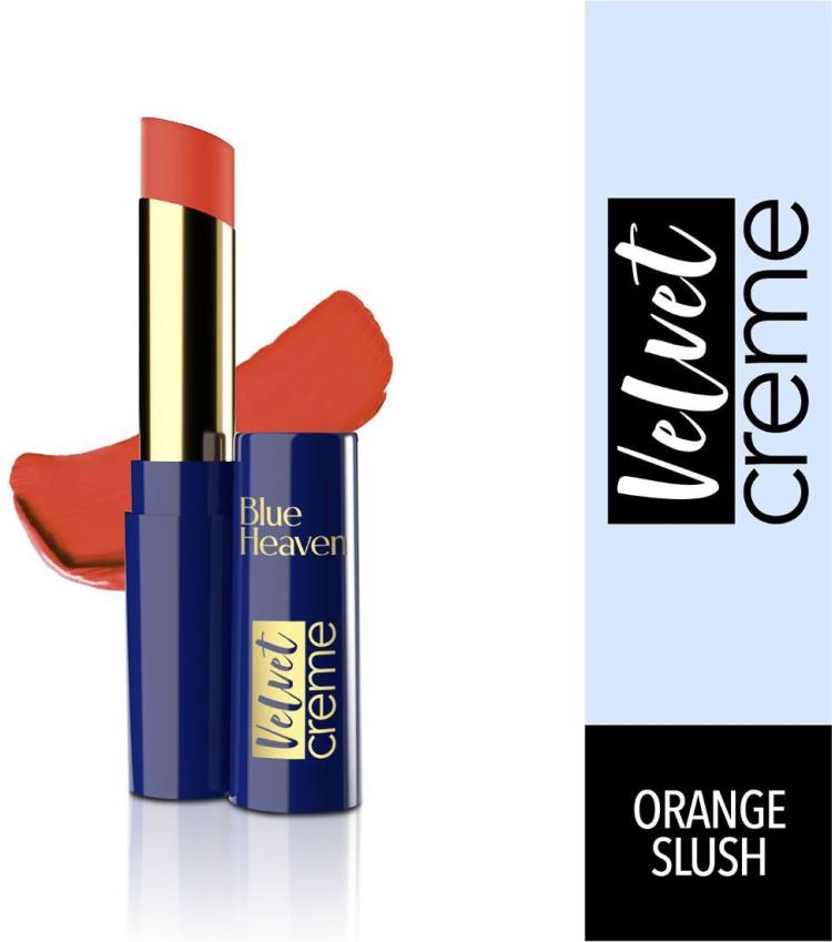 BLUE HEAVEN Velvet Creme Lipstick, Orange Slush Price in India