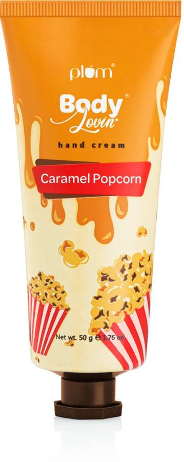 Plum BodyLovin' Caramel Popcorn Hand Cream | Moisturizing | Non-Greasy | Price in India