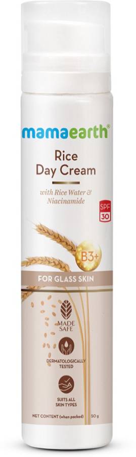 MamaEarth Rice Day Cream for daily use , With Rice Water & Niacinamide for Glass Skin Price in India