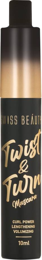 SWISS BEAUTY Twist & Turn Mascara 10 ml Price in India