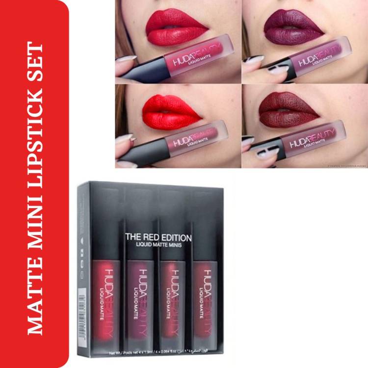 BLUSHIS Beauty Sensational Liquid Matte Lipsticks 4 Piece Price in India