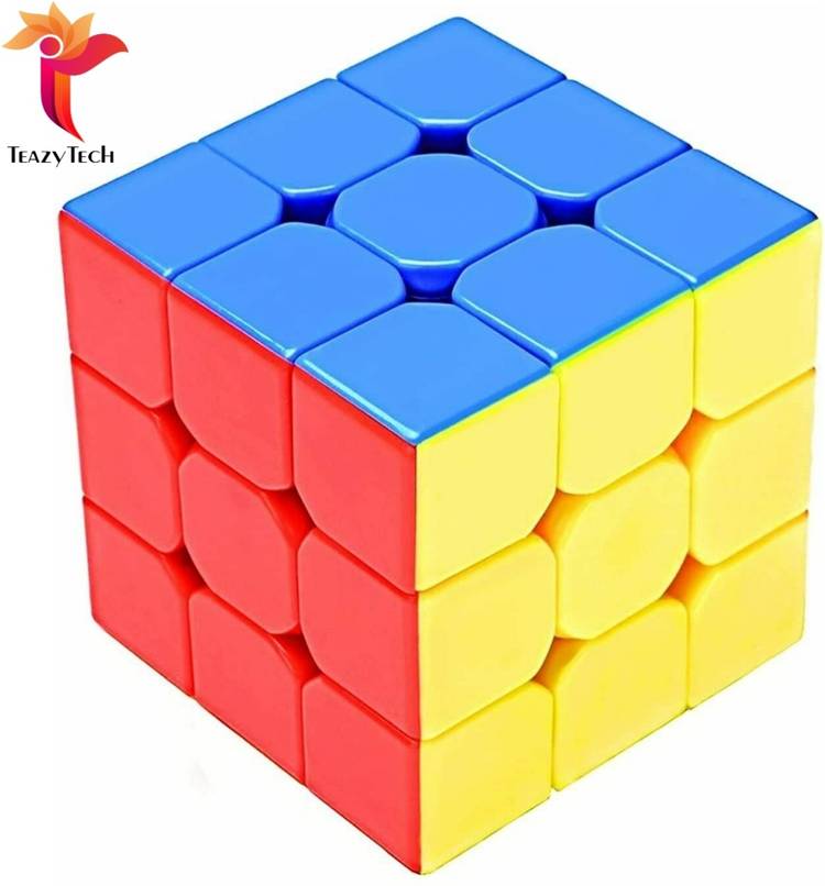 TeazyTech Cube 3x3 High Speed Smooth Rubik's Cube Designed for Faster Movements