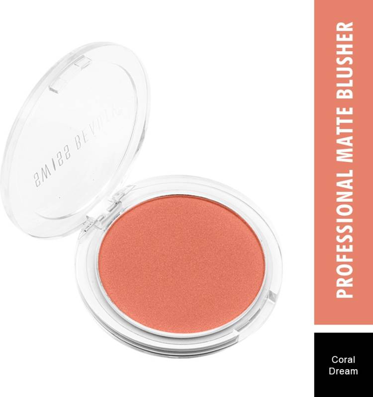 SWISS BEAUTY Professional Matte Blusher- Coreal Dream Price in India