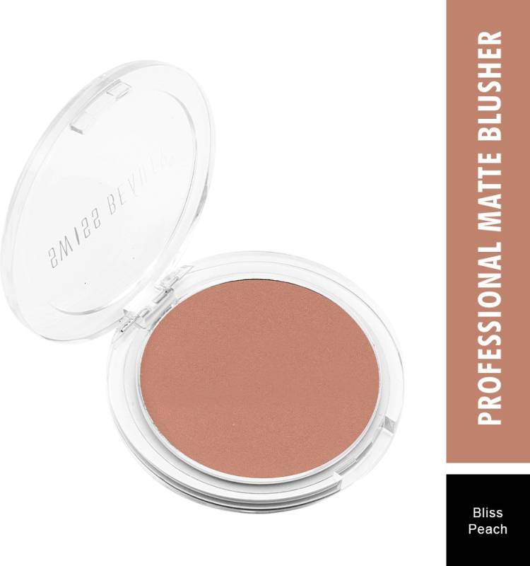 SWISS BEAUTY Professional Matte Blusher- Bliss Peach Price in India