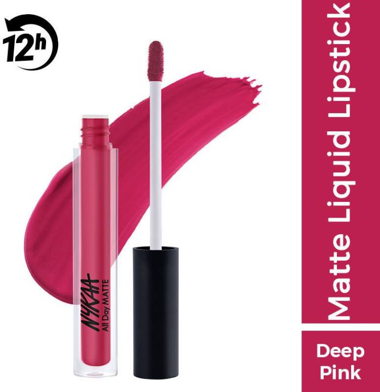 NYKAA All Day Matte Waterproof, Transfer Proof, 12H Liquid Lipstick - Dream Wife Price in India