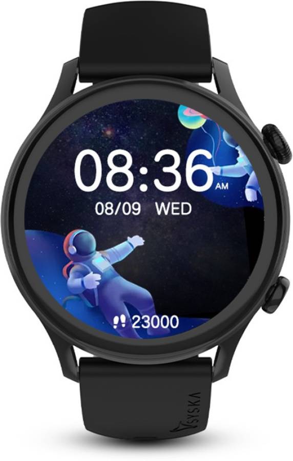 Syska Polar, 1.32 IPS Display, BT Calling with In Built Memory for Offline Songs Smartwatch Price in India