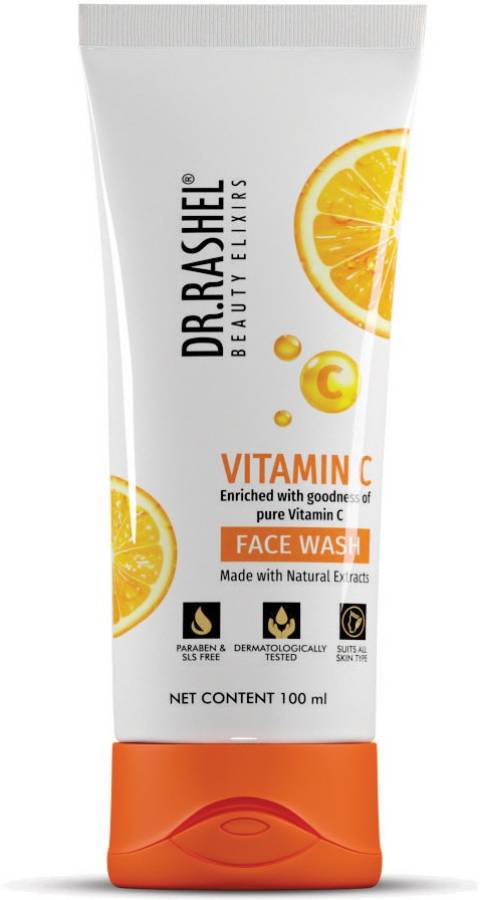 Dr.Rashel VITAMIN C FACE WASH BRIGHTENS THE SKIN PARABEAN FREE (100 ml) Face Wash Price in India