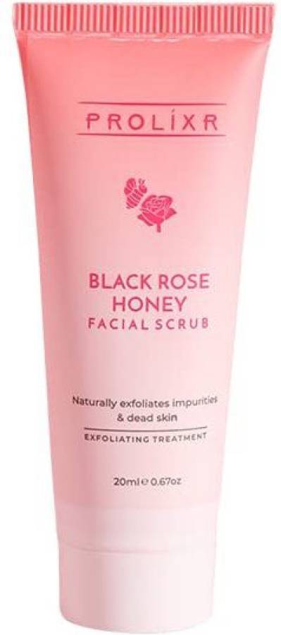 Prolixr Black Rose Honey Scrub - For Pigmentation - All Skin Types -20Gm Scrub Price in India