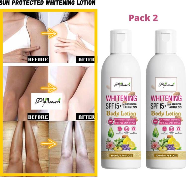 Phillauri Body Lotion for Very Dry Skin, Nourishing Body Milk with 2x Almond Oil Price in India