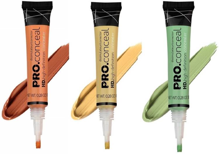 rezmay Beauty PRO HD Conceal Me Correct Liquid Concealer Fit for Girl Pack of 3 Concealer Price in India
