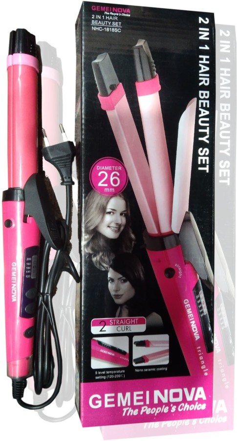 MK WORLD NHC8890 NOVA HAIR Straightener pink Hair Straightener Price in  India Full Specifications  Offers  DTashioncom