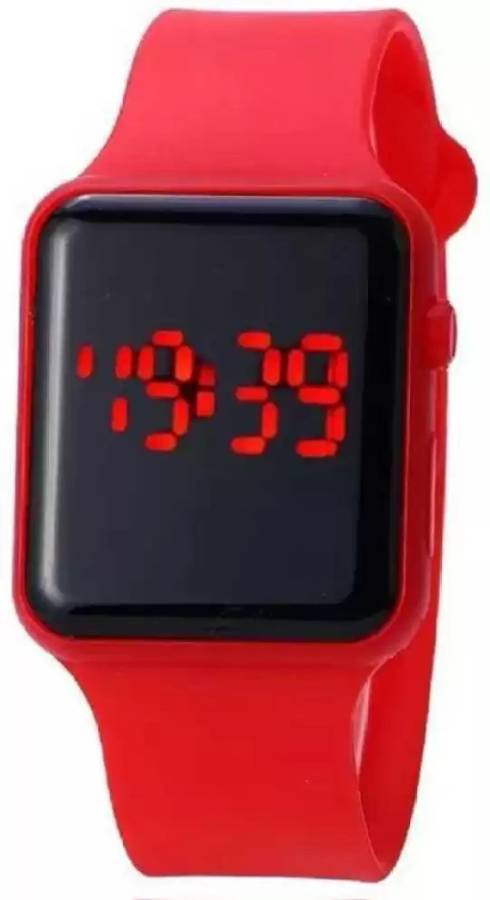 AMAZICA Digital watch RED Colored LED Daily Watch Digital Watch - For Boys & Girls Smartwatch Price in India