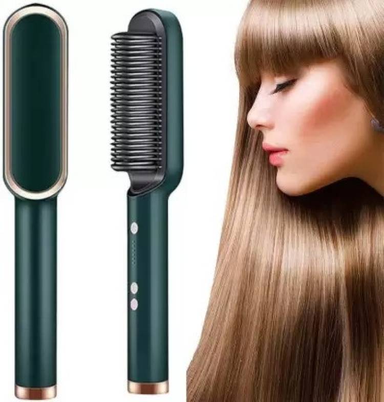 groWay Comb Hair Straightener Brush Best Quality Hair Straightener Brush | Curly & Styling Hair For Women And Men Hair Straightener Brush Price in India