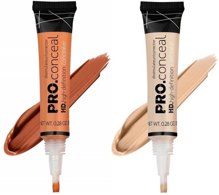 rezmay Beauty PRO HD Conceal Me Correct Liquid Concealer Fit for Girl Pack of 2 Concealer Price in India
