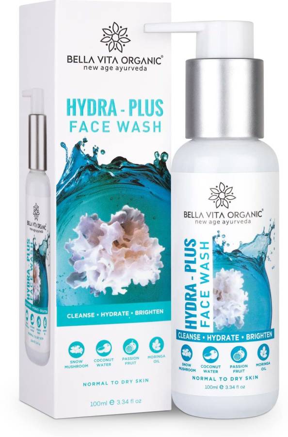 Bella vita organic Hydra Plus  for Deep Cleansing, Reduce Dark Spots, Acne Marks - 100 ml Face Wash Price in India