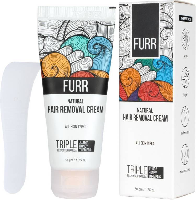 FURR By Pee Safe Natural Hair Removal Cream, Soothes Skin, Enriched With Vitamin E Cream Price in India