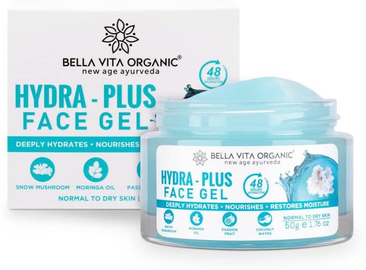 Bella vita organic Hydra Plus Nourishing, Hydrating Light weight Face Gel Moisturiser - 50 gm Price in India